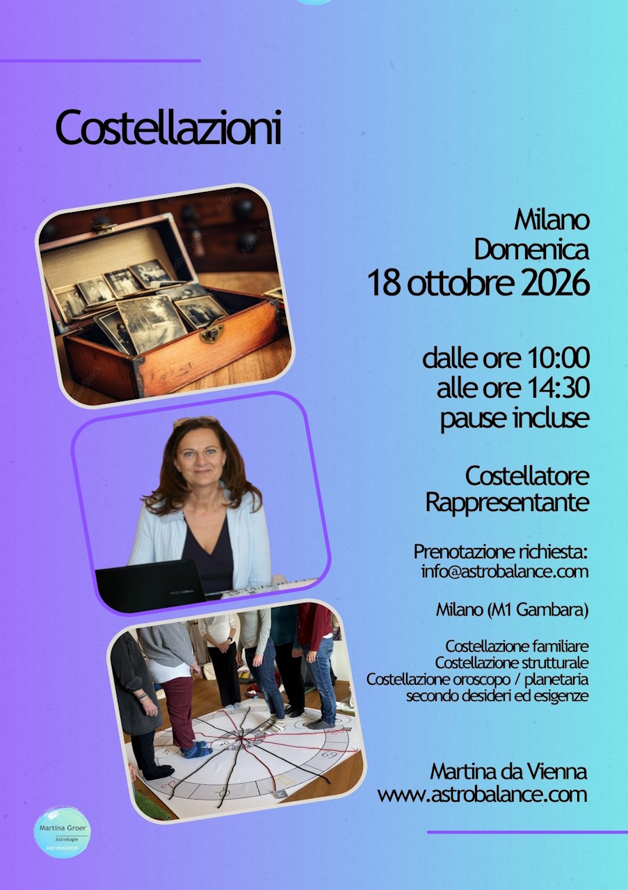 Costellazioni Milano 2026.10.18